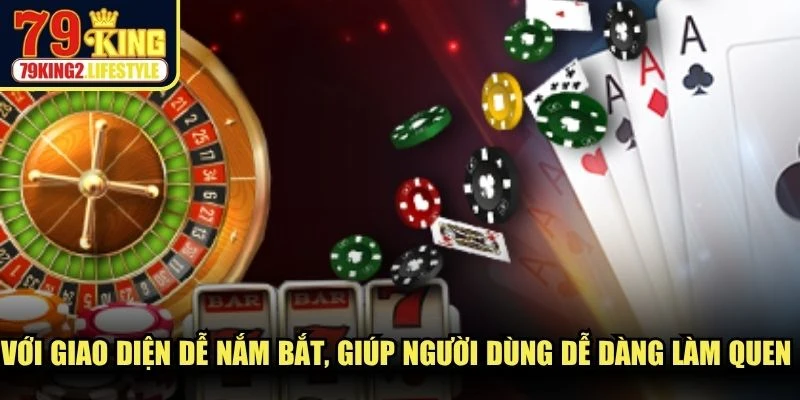 Với giao diện dễ nắm bắt, giúp người dùng dễ dàng làm quen với từng trò chơi.