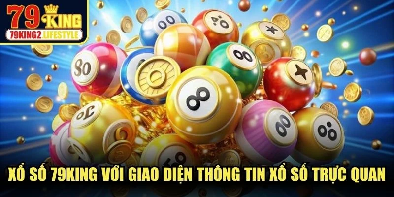 Xổ số 79KING với giao diện thông tin xổ số trực quan, giúp người dùng dễ dàng